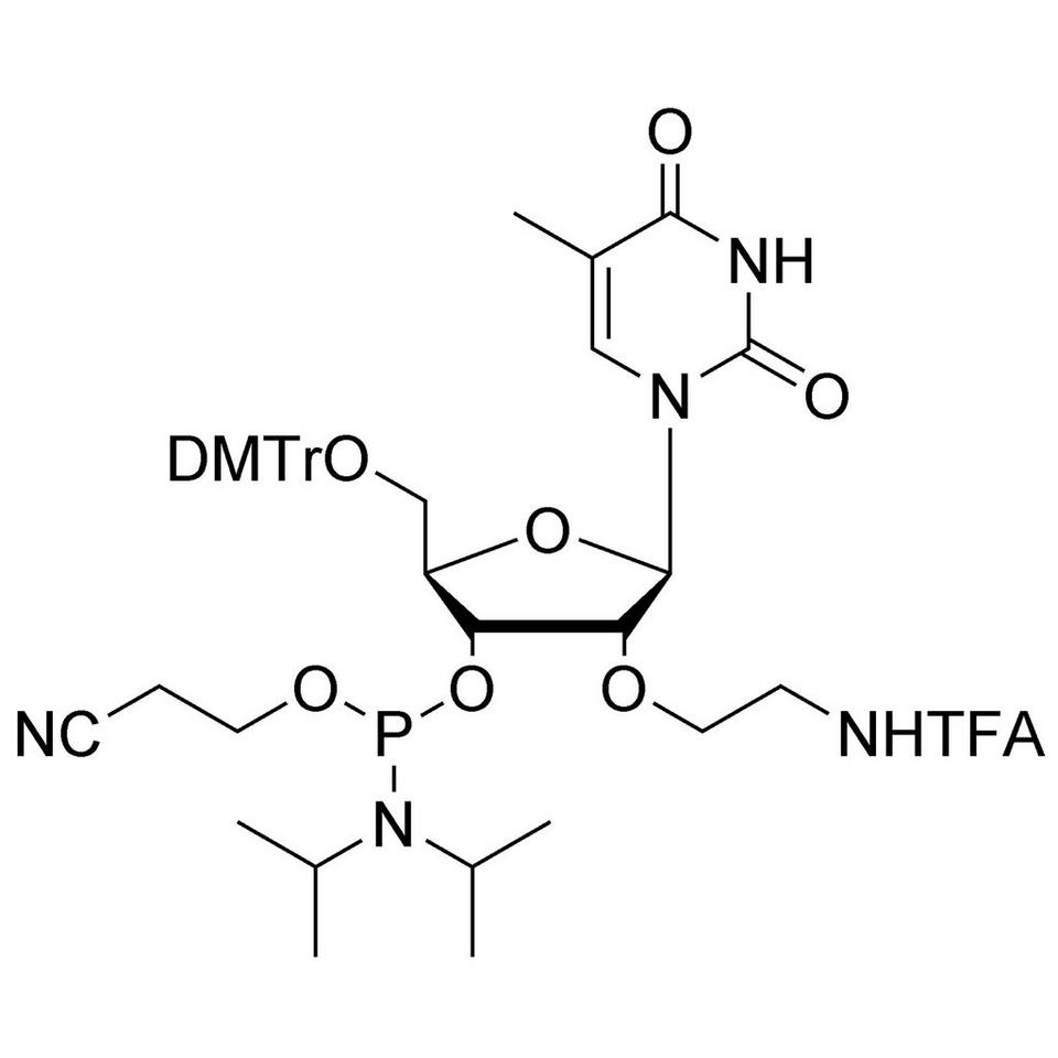 2'-O-Aminolinker-5-Me-U CE-Phosphoramidite, 100 μmol, ABI (5 mL / 20 mm Septum)