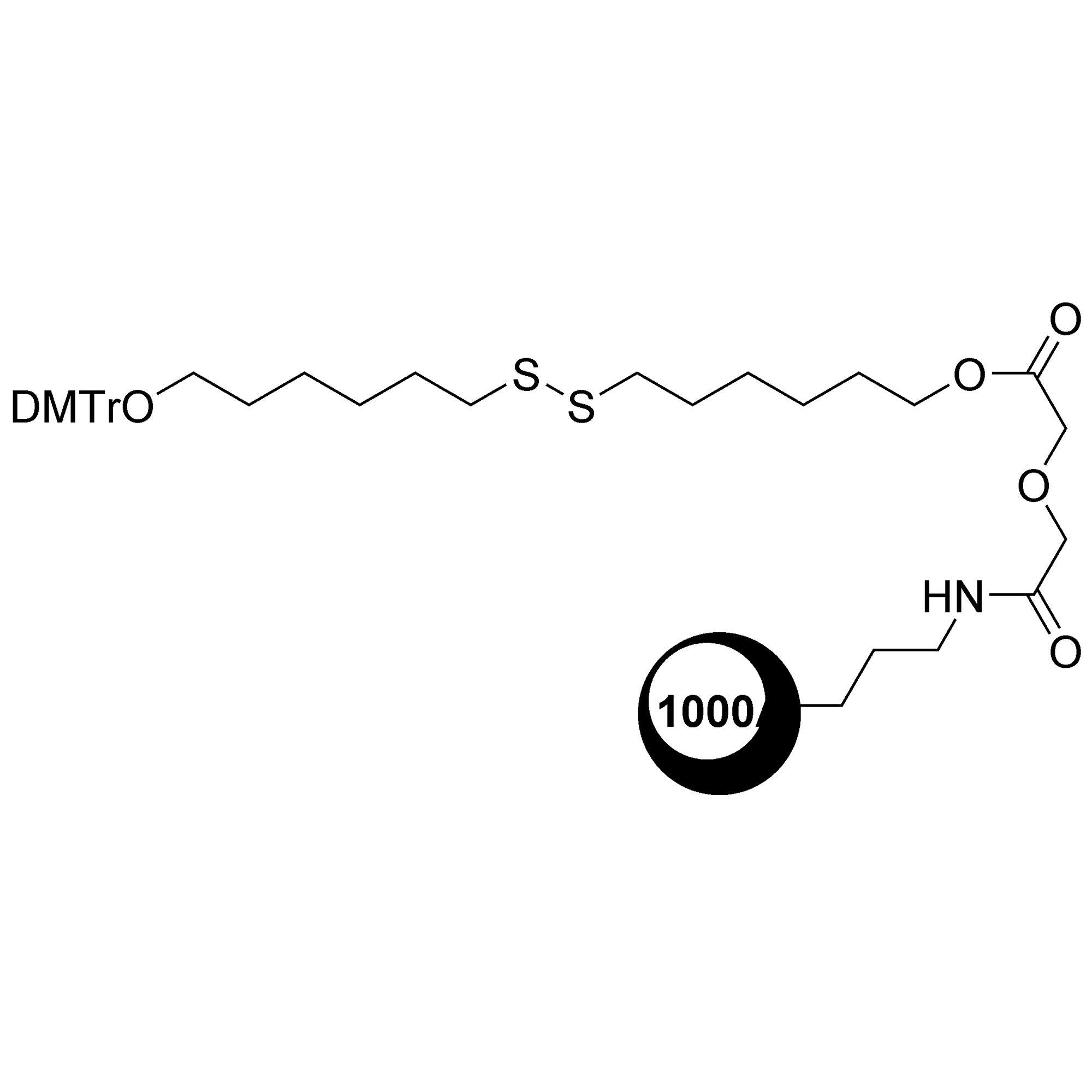 3'-Thiol Modifier C6 S-S Glyc CPG, 1000 Å, Standard Loading, 1 g