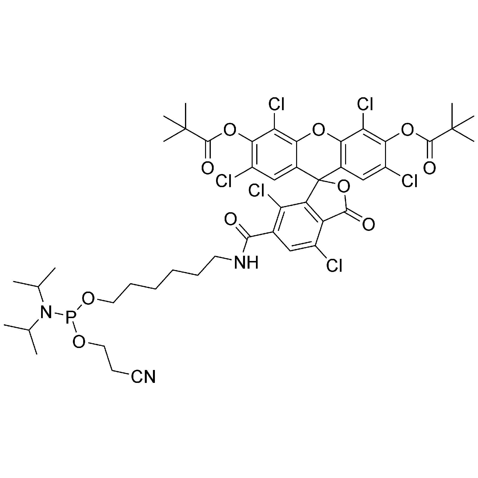 5'-Hexachlorofluorescein CE-Phosphoramidite (HEX)