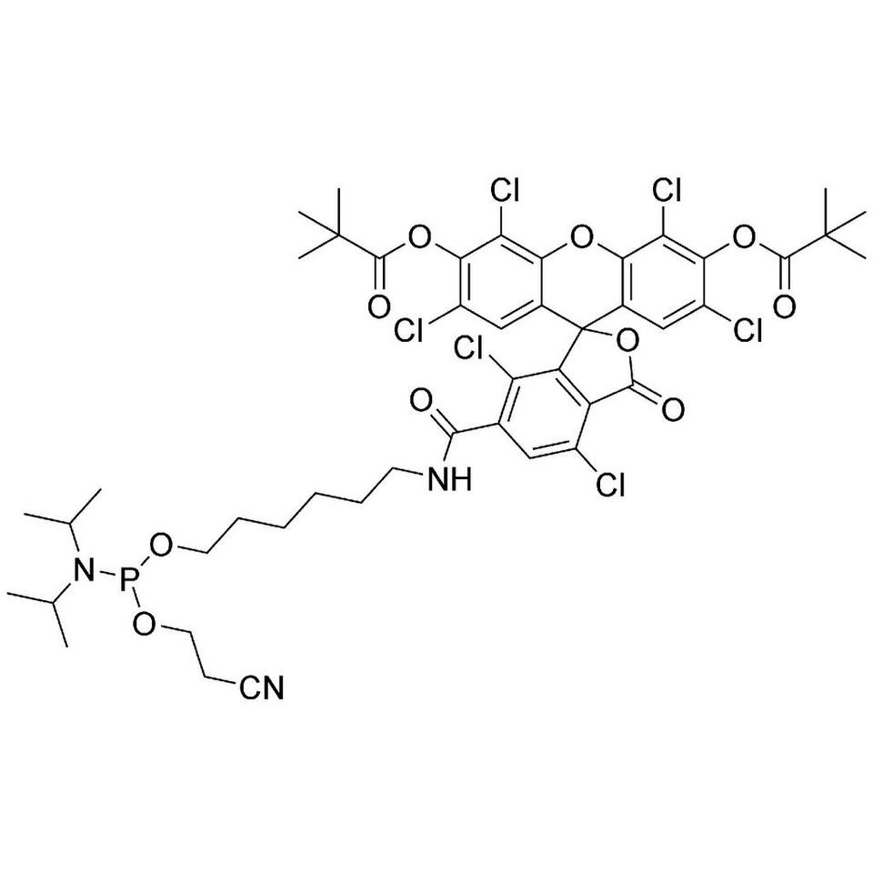 5'-Hexachlorofluorescein CE-Phosphoramidite (HEX)