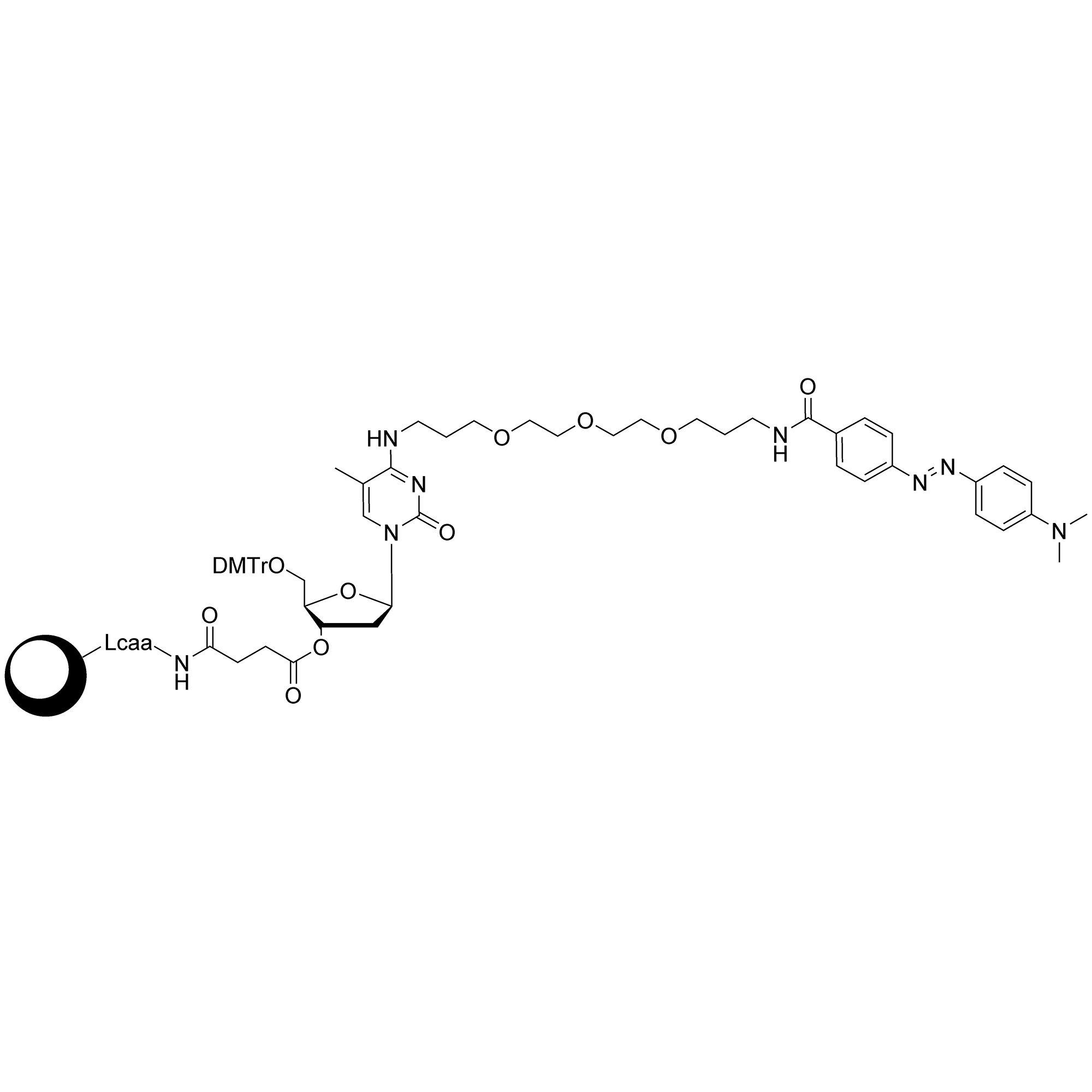 DABCYL-Suc-CPG (5'-DMT-mdC(TEG-DABCYL)-Suc-CPG)