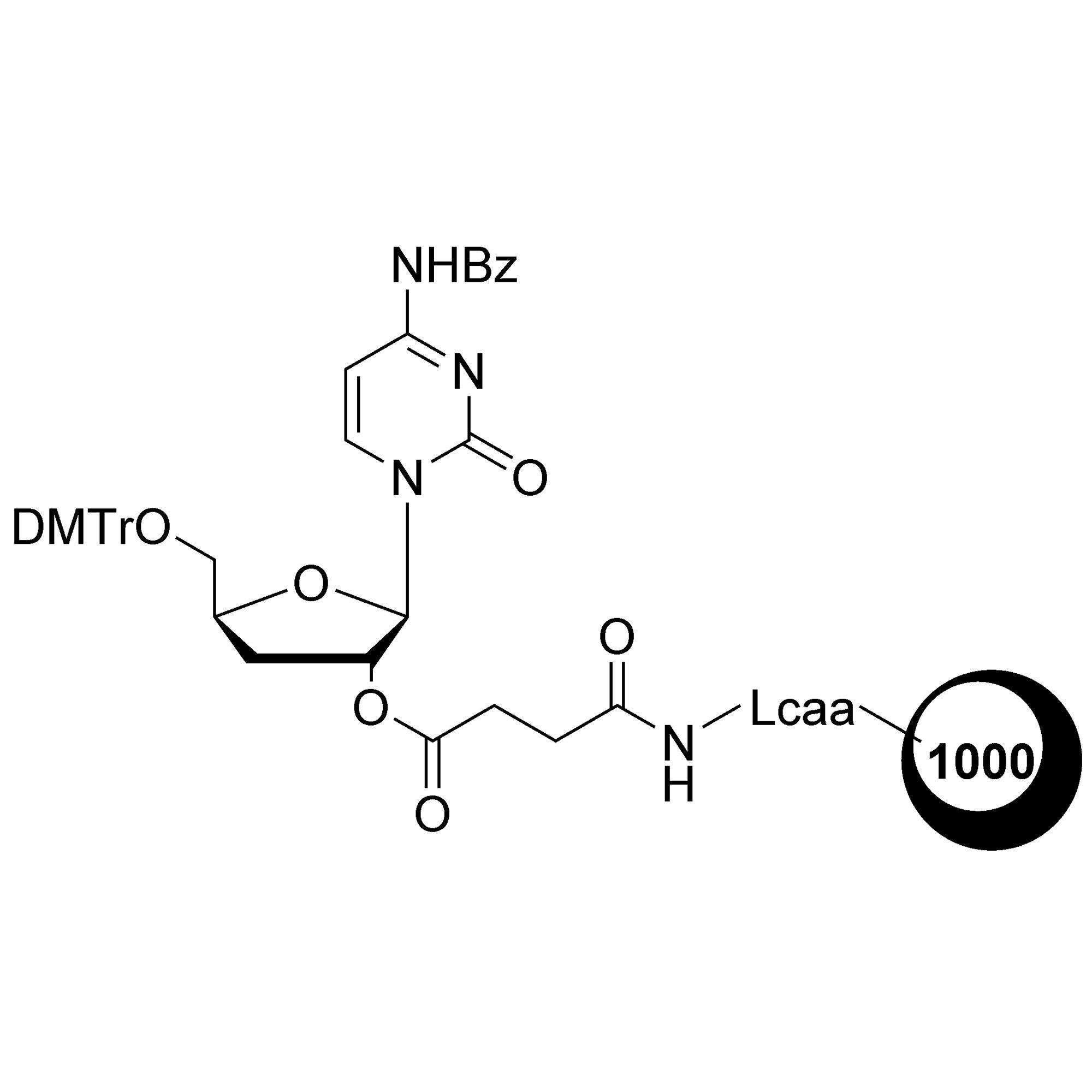 3'-dC-CPG, 1000 Å, Standard Loading, BULK (g)