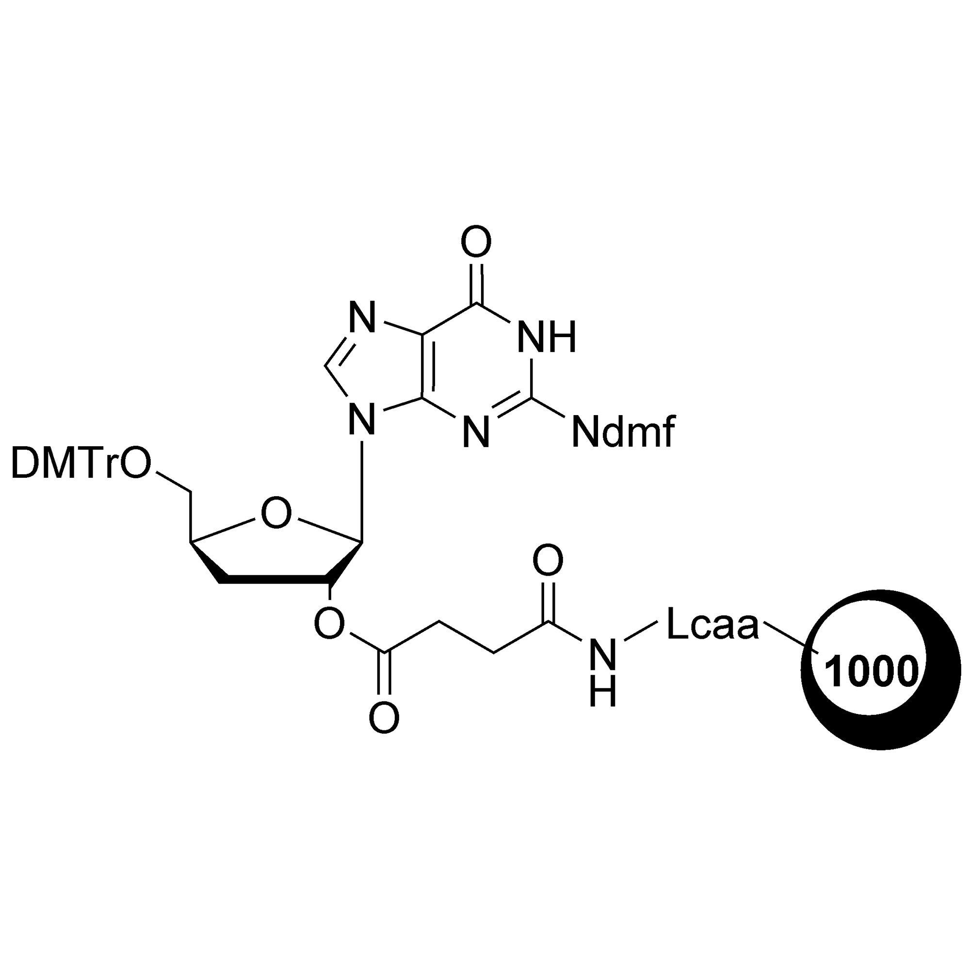 3'-dG CPG, 1000 Å, Standard Loading, BULK (g)
