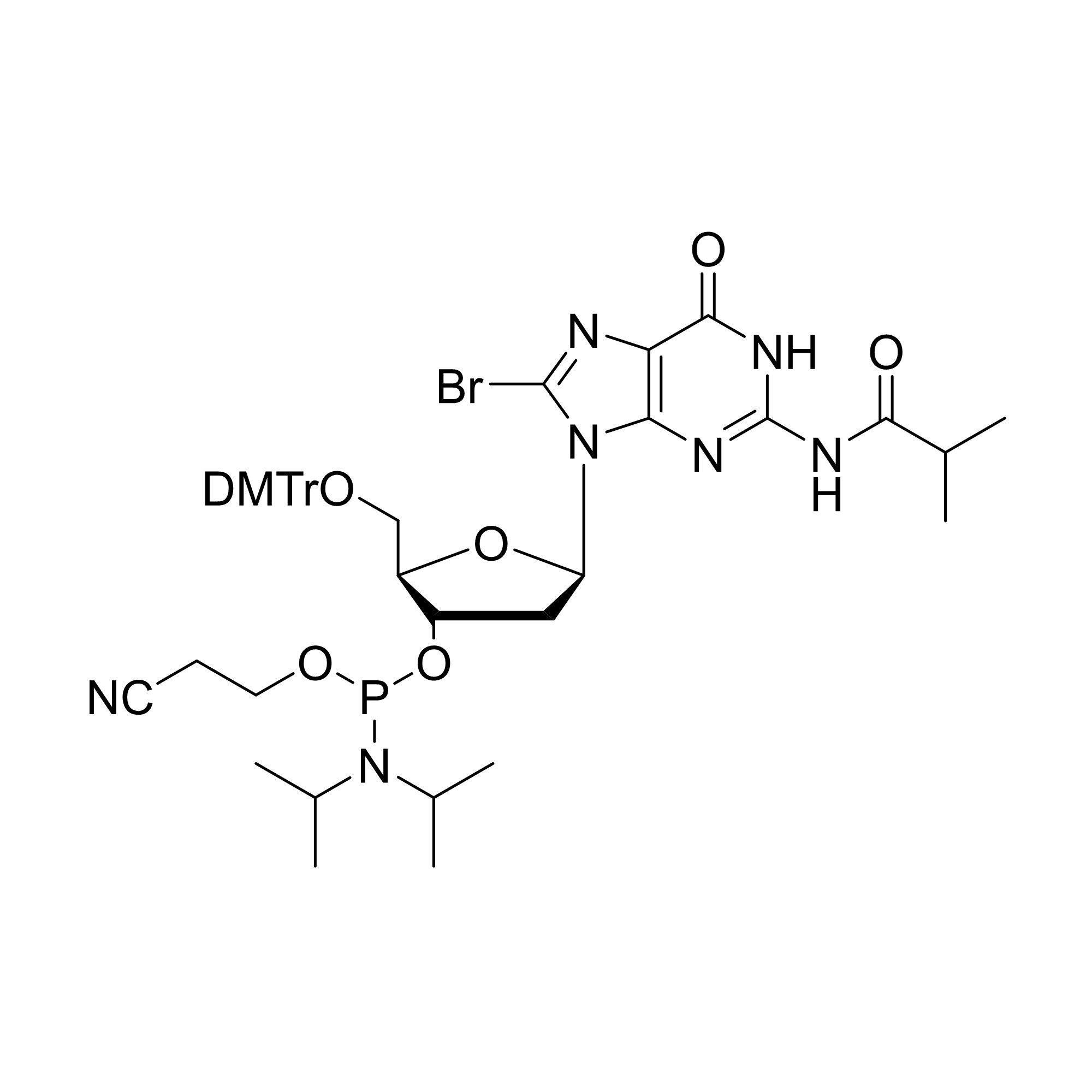 8-Br-dG (iBu) CE-Phosphoramidite