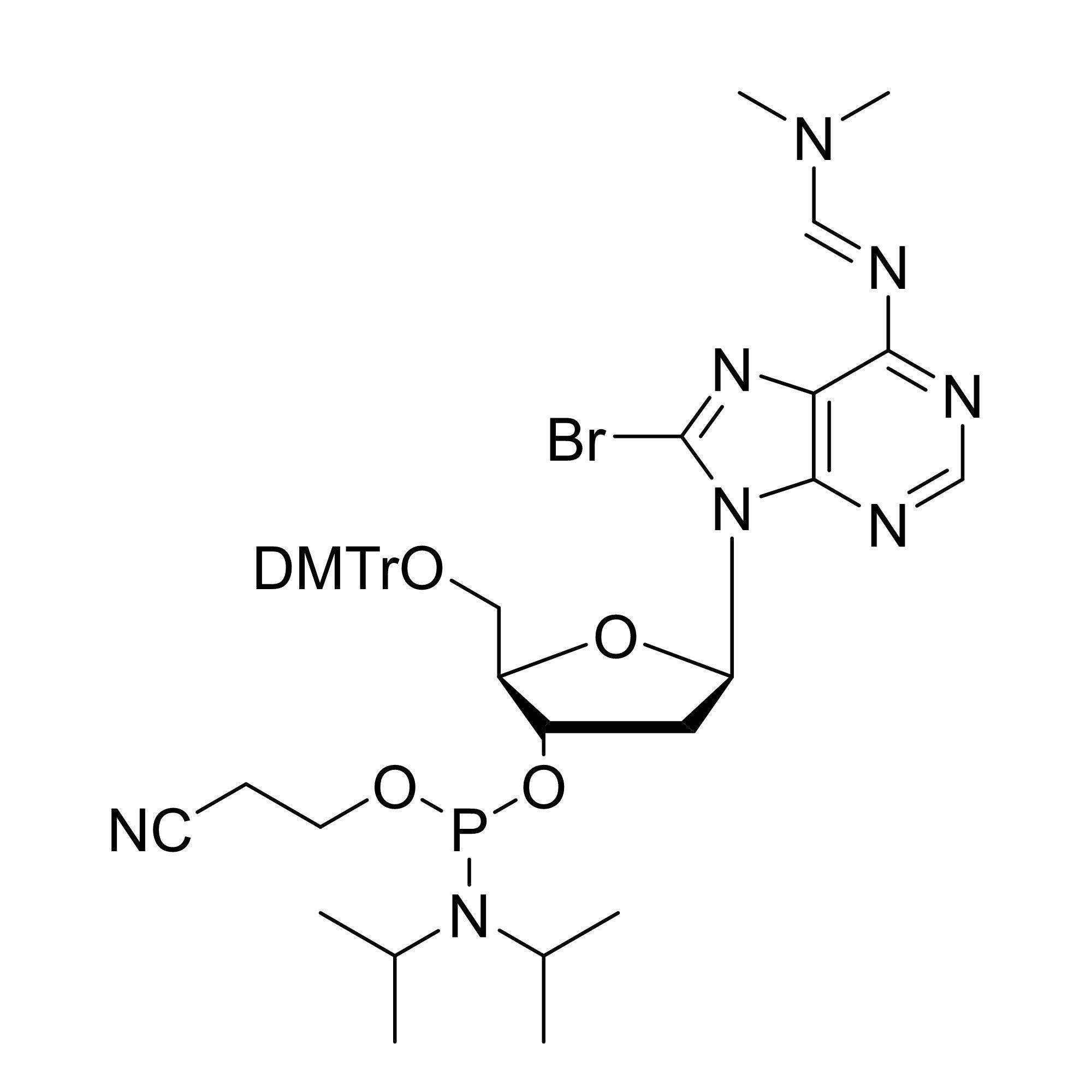 8-Br-dA (dmf) CE-Phosphoramidite