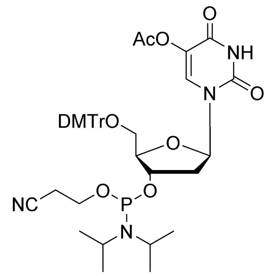 5-Hydroxy-dU CE-Phosphoramidite, 250 mg, ABI (8 mL / 20 mm Septum)