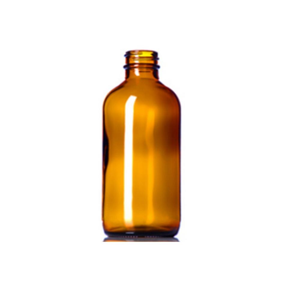Amber Glass Bottle with 28-400 neck finish for MerMade Instruments