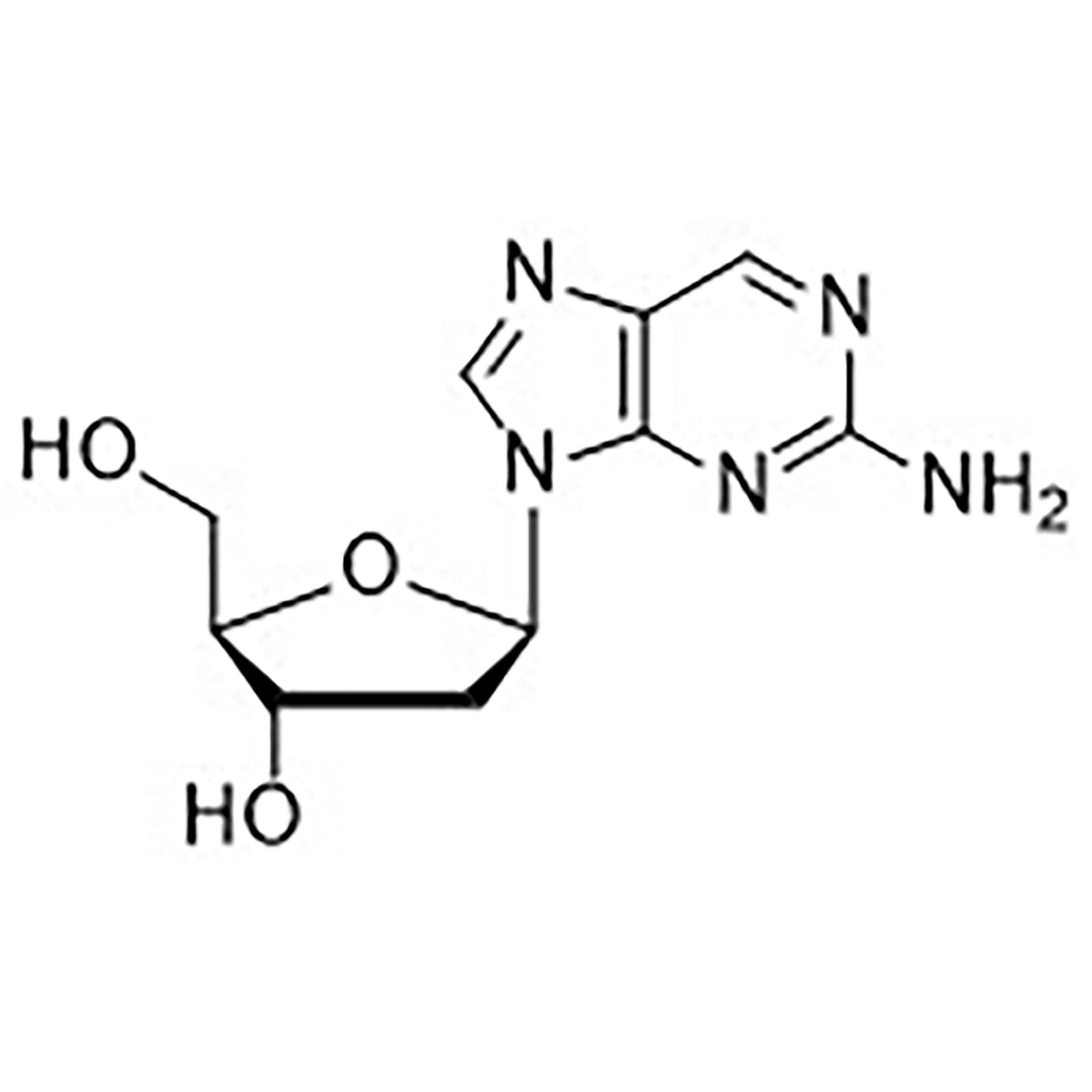 2-Amino-9-(β-D-2-deoxyribofuranosyl)purine