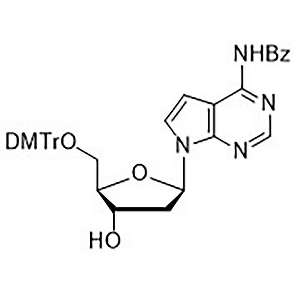N6-Benzoyl-5'-O-(dimethoxytrityl)-7-deaza-2'-deoxyadenosine, 1 g, Glass Screw-Top