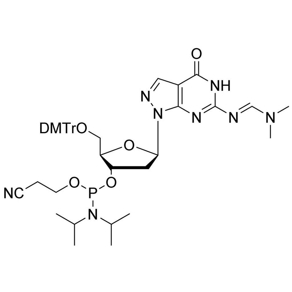8-Aza-7-deaza-dG CE-Phosphoramidite, 100 μmol, ABI (5 mL / 20 mm Septum)