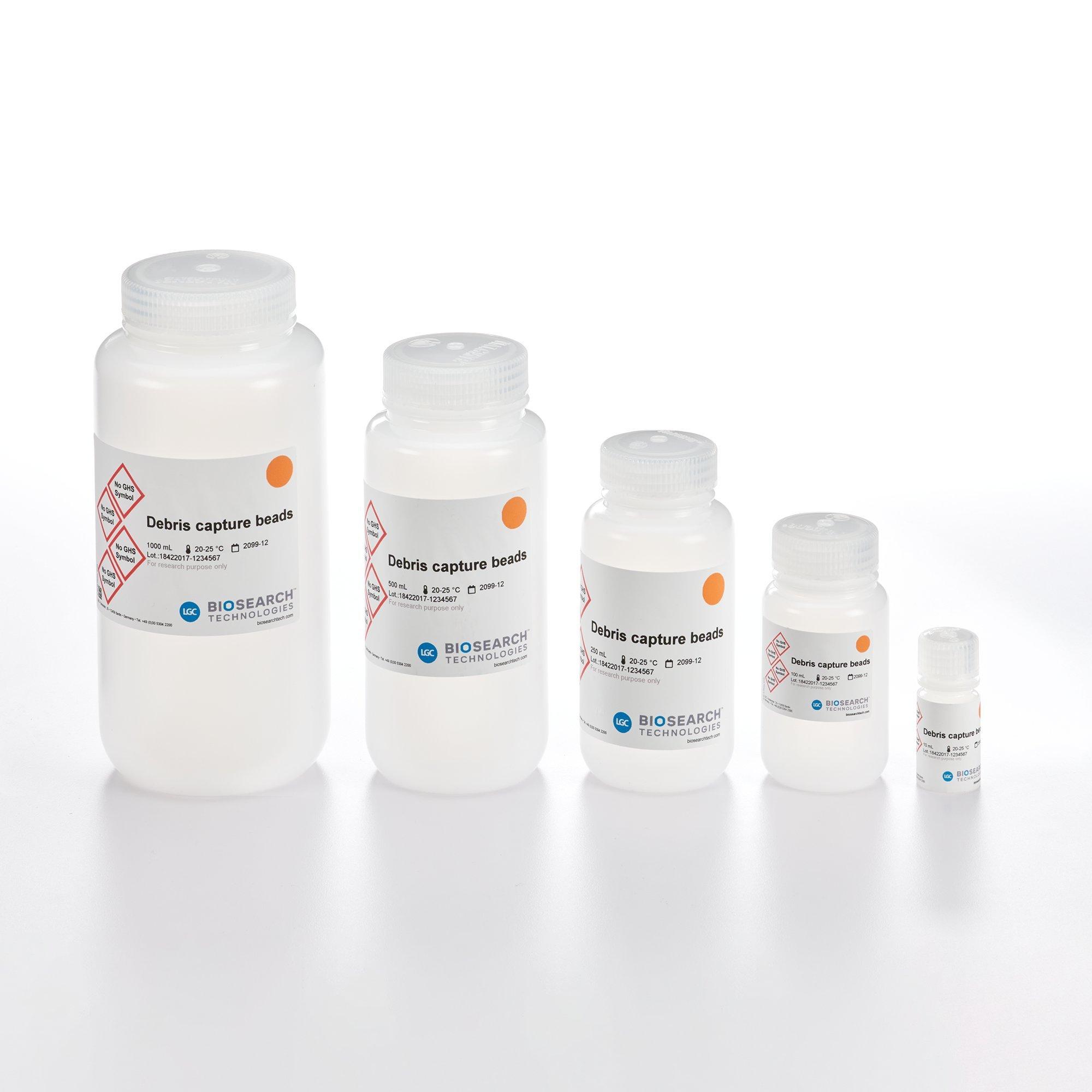 Debris capture beads