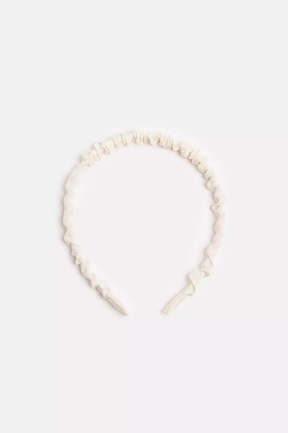 Ruched Skinny Satin Headband Coast