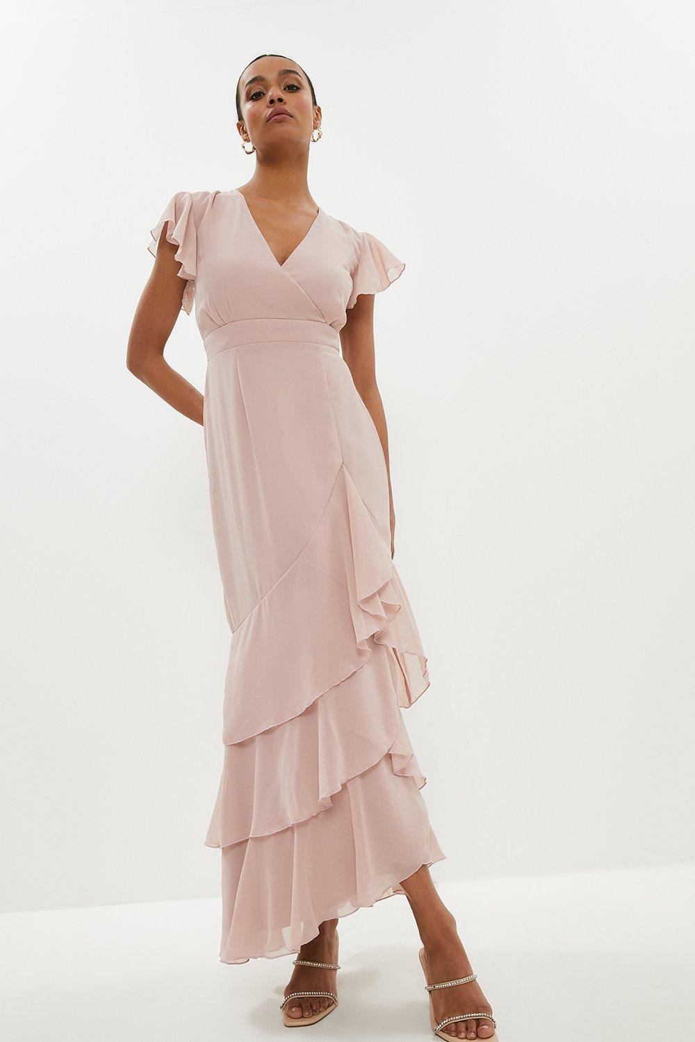 Tiered Hem Ruffle Maxi Dress Coast 8480