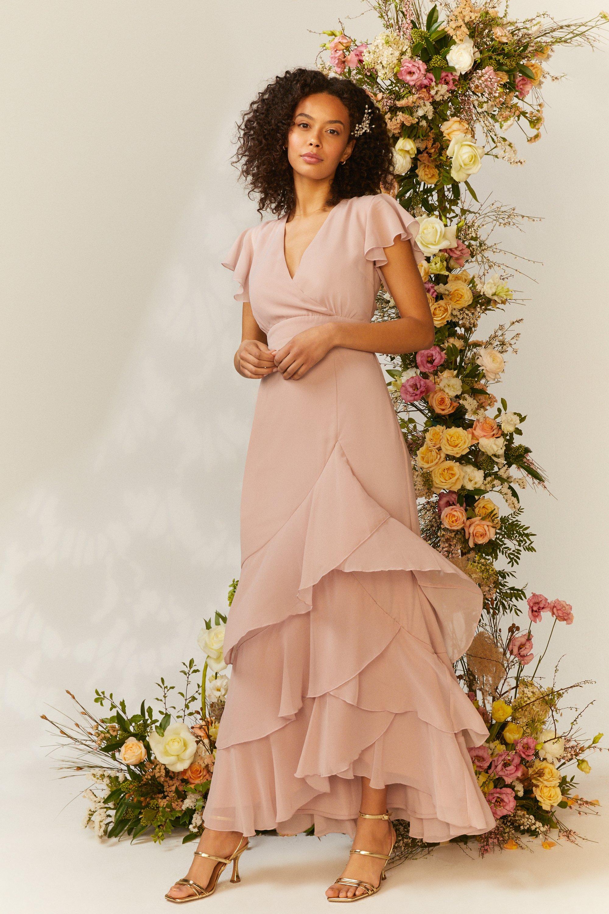 ruffles in dress