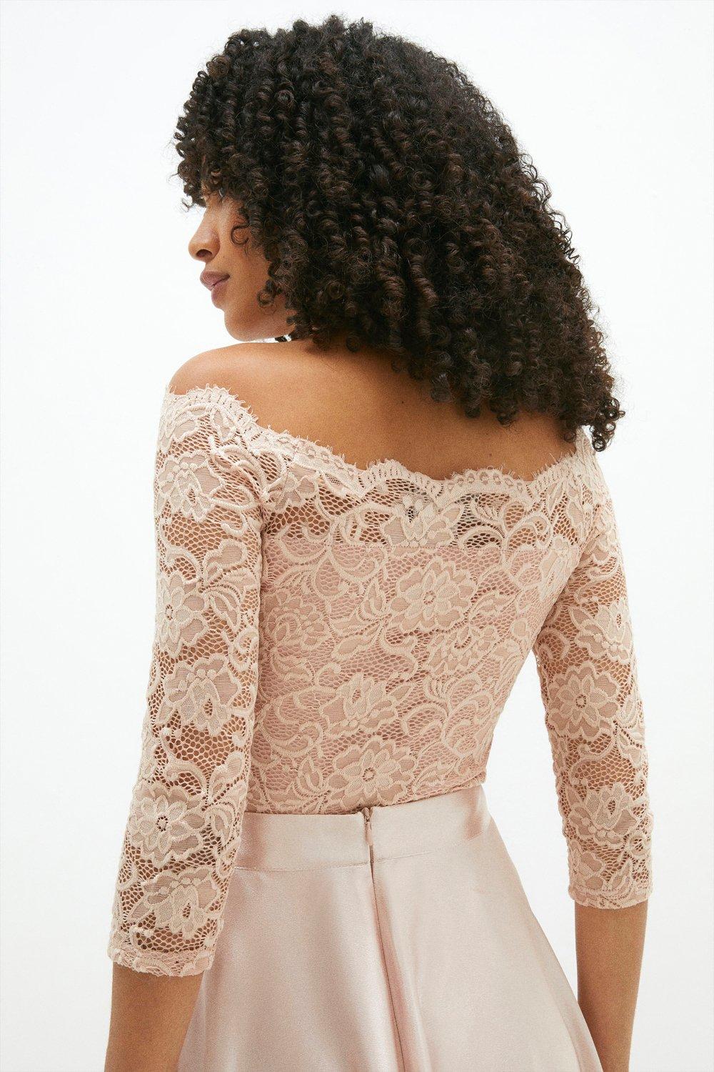 lace bodysuit dress