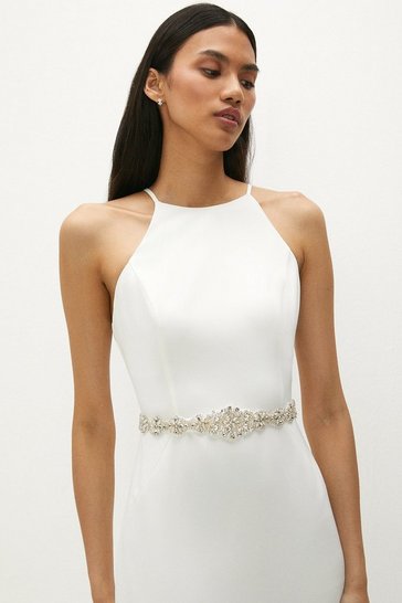 Coast – Premium Long Sleeve Sequin Maxi Dress Robes de mariée The Wedding Explorer