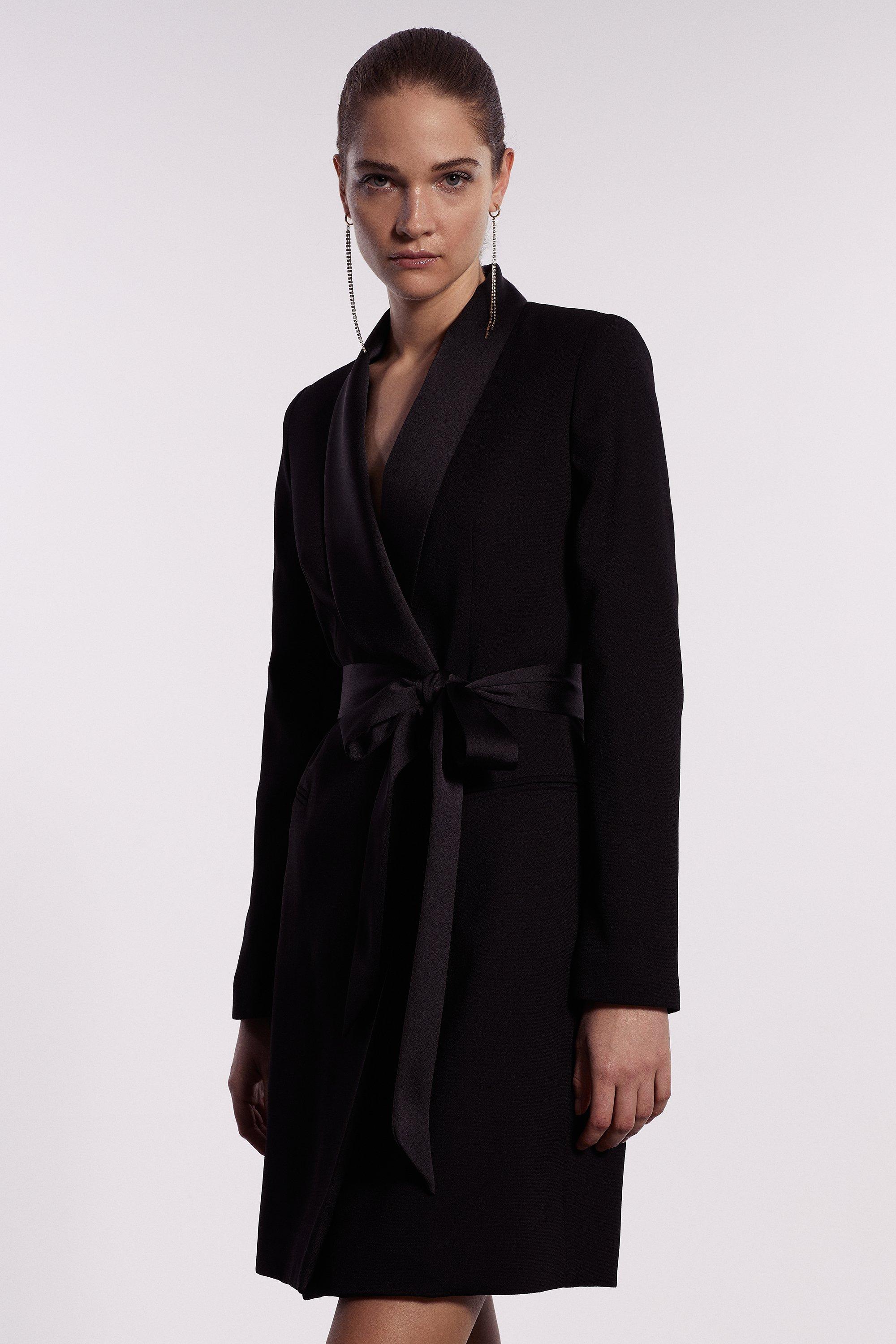 long tuxedo dress black Big sale - OFF 69%
