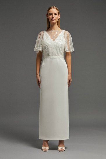 Coast – Embroidered Bridal Sleeves Robes de mariée à moins de 200 euros COAST