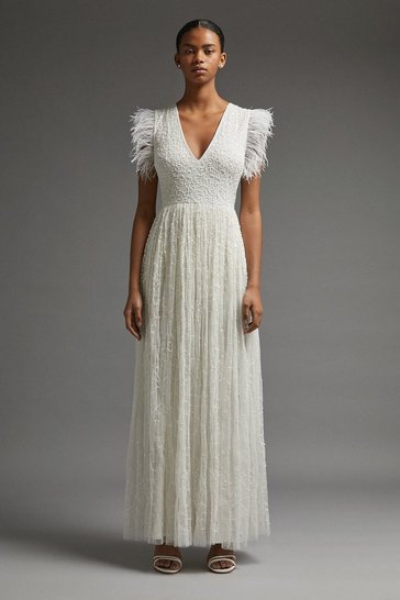 Coast – Premium Beaded Maxi Dress Robes de mariée à moins de 500 euros COAST