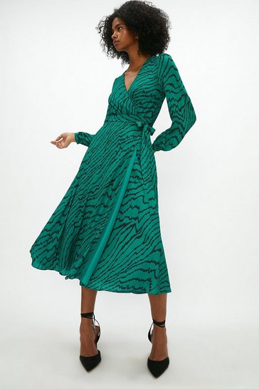 Printed Midaxi Wrap Dress | Coast