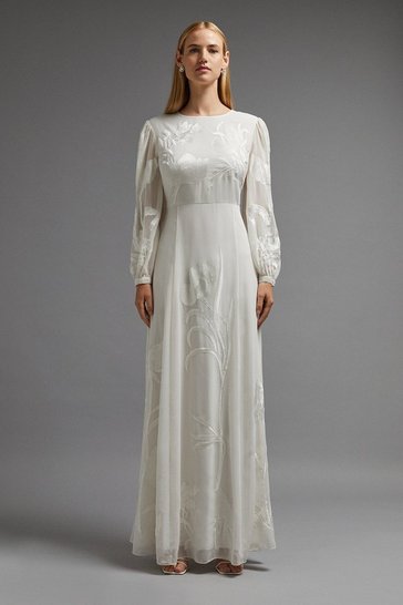 Coast – Satin High Neck Cami Dress Robes de mariée courtes The Wedding Explorer