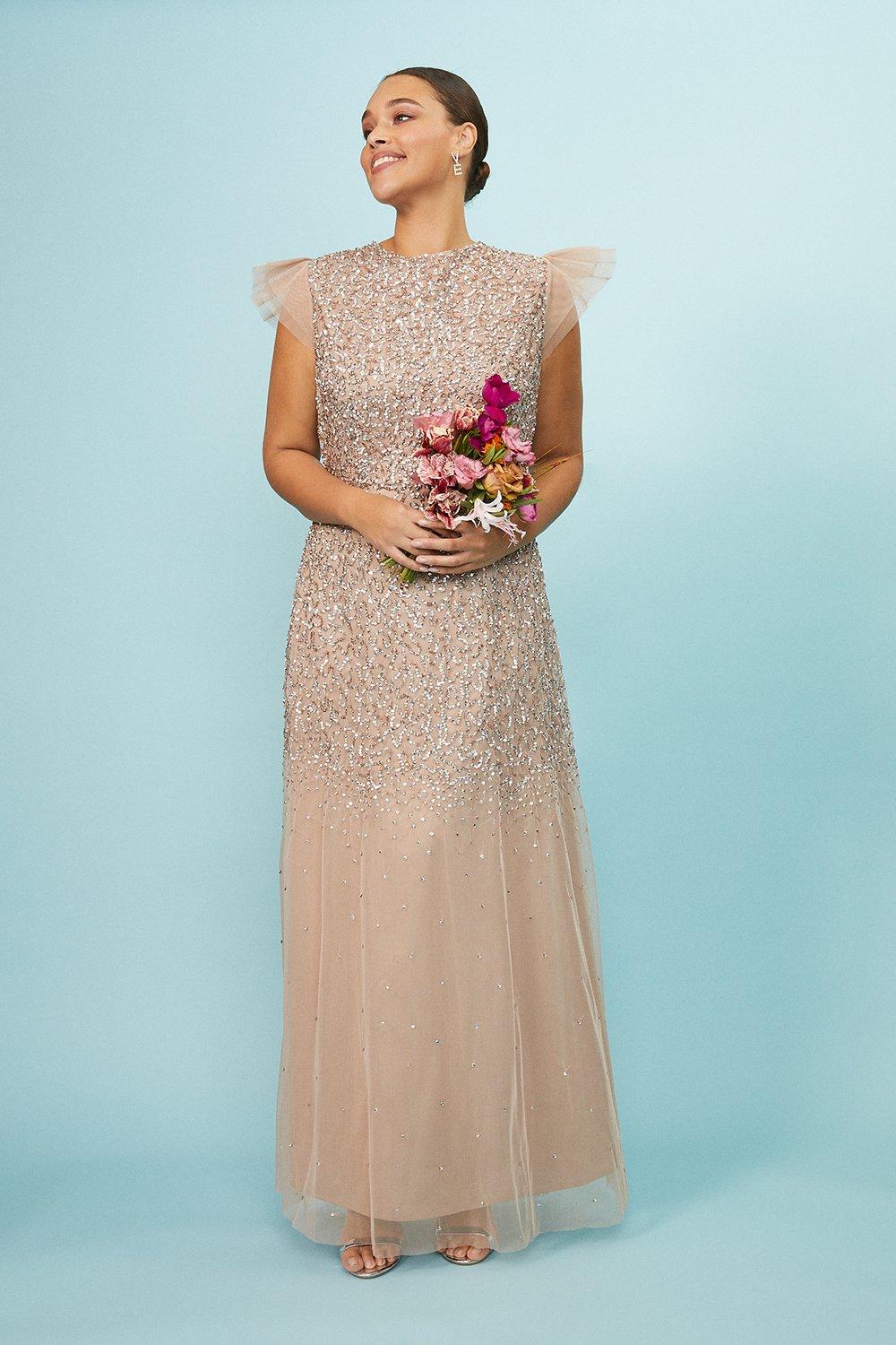 angel sleeve maxi