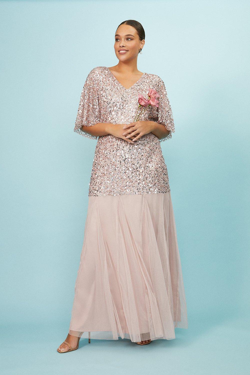 angel sleeve maxi