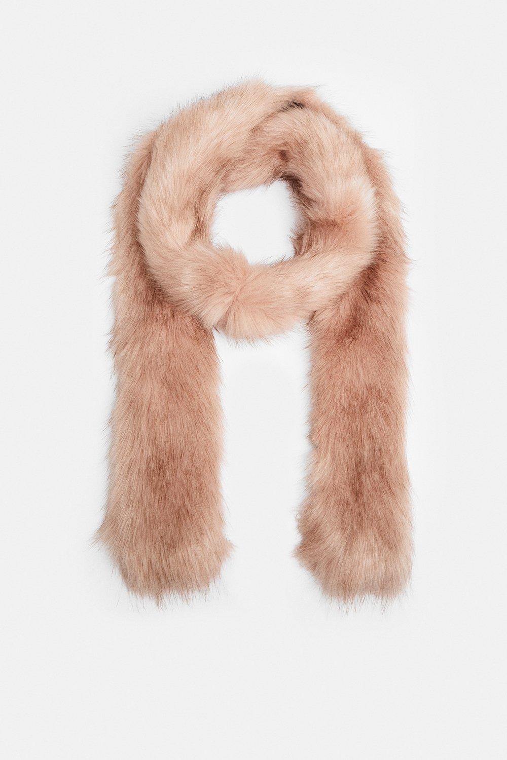 coast faux fur wrap