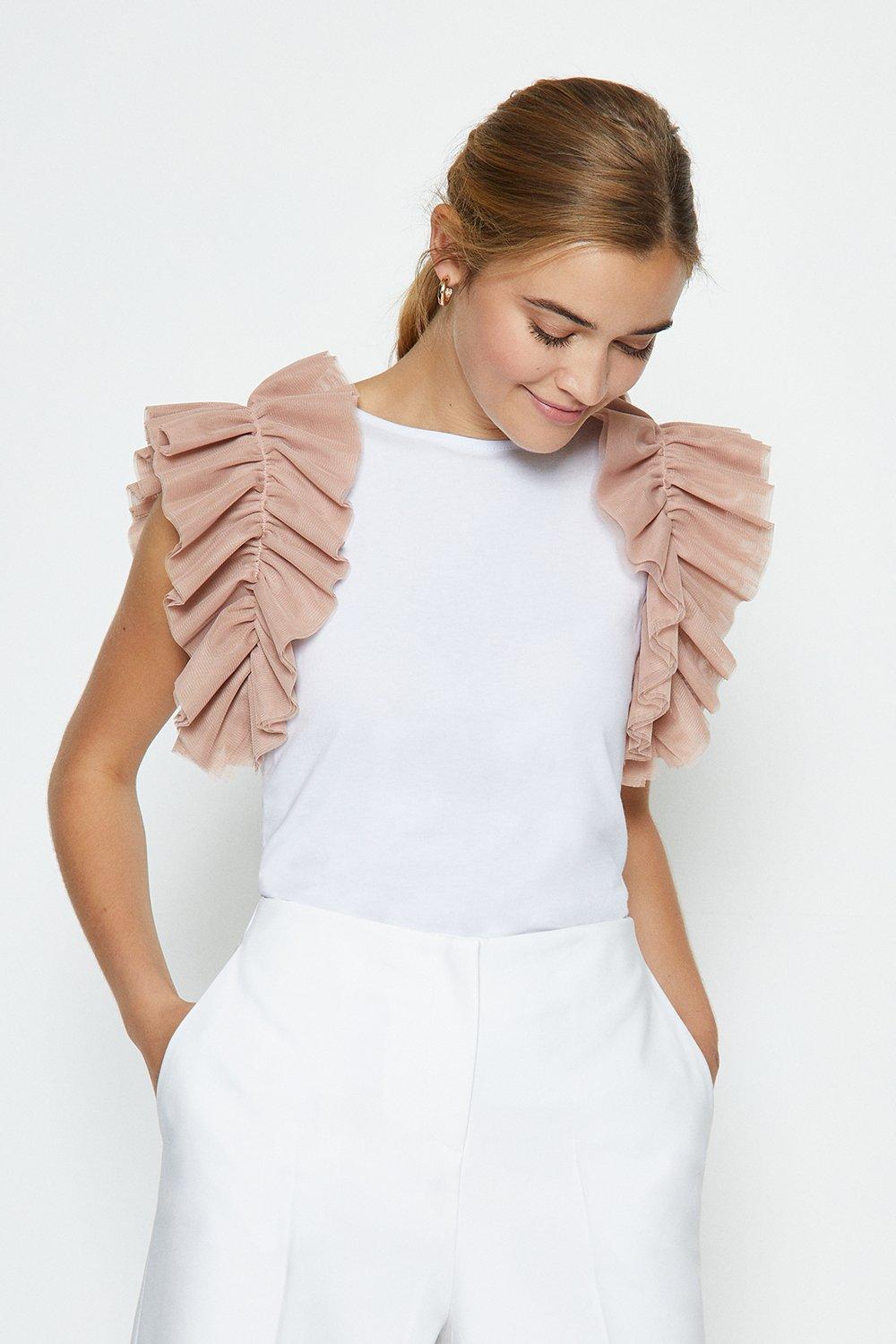 extreme ruffle top