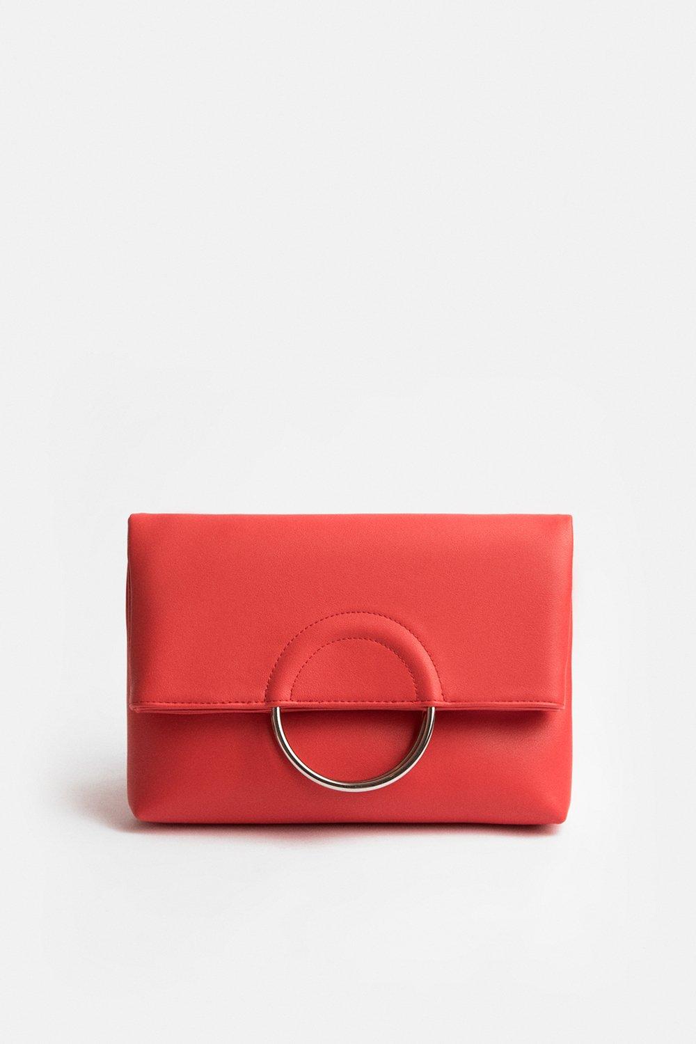 coral clutch bag uk