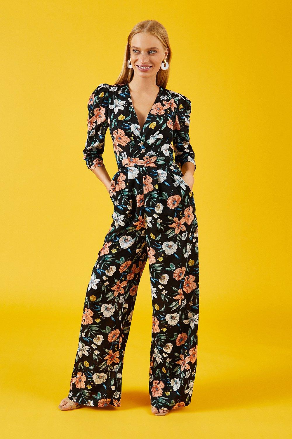 coast floral jumpsuit