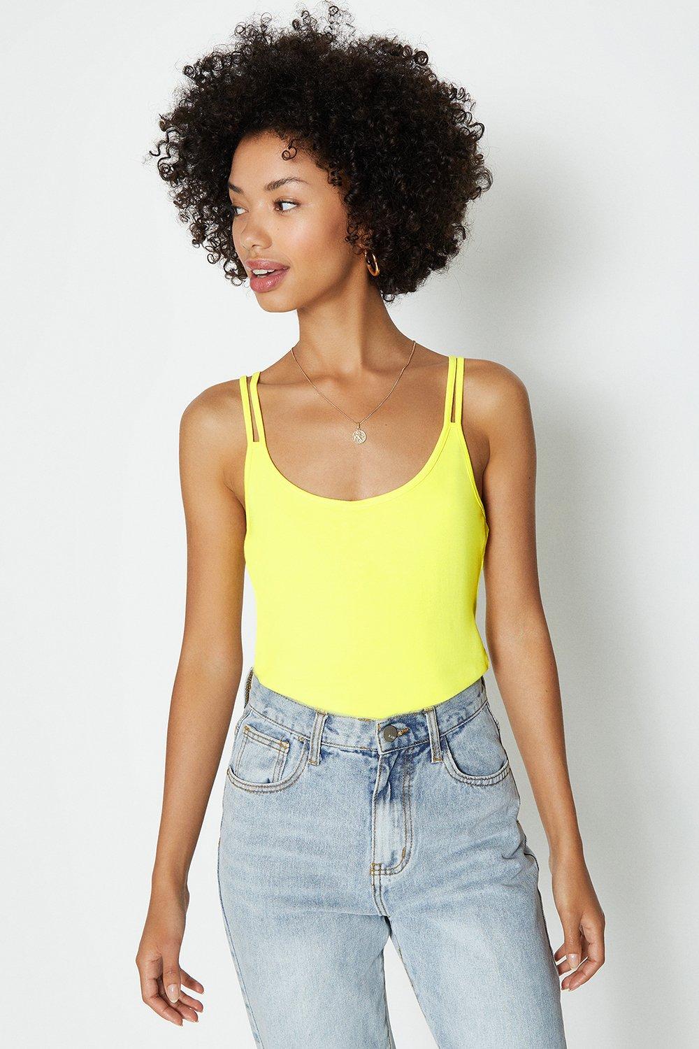 peach satin top