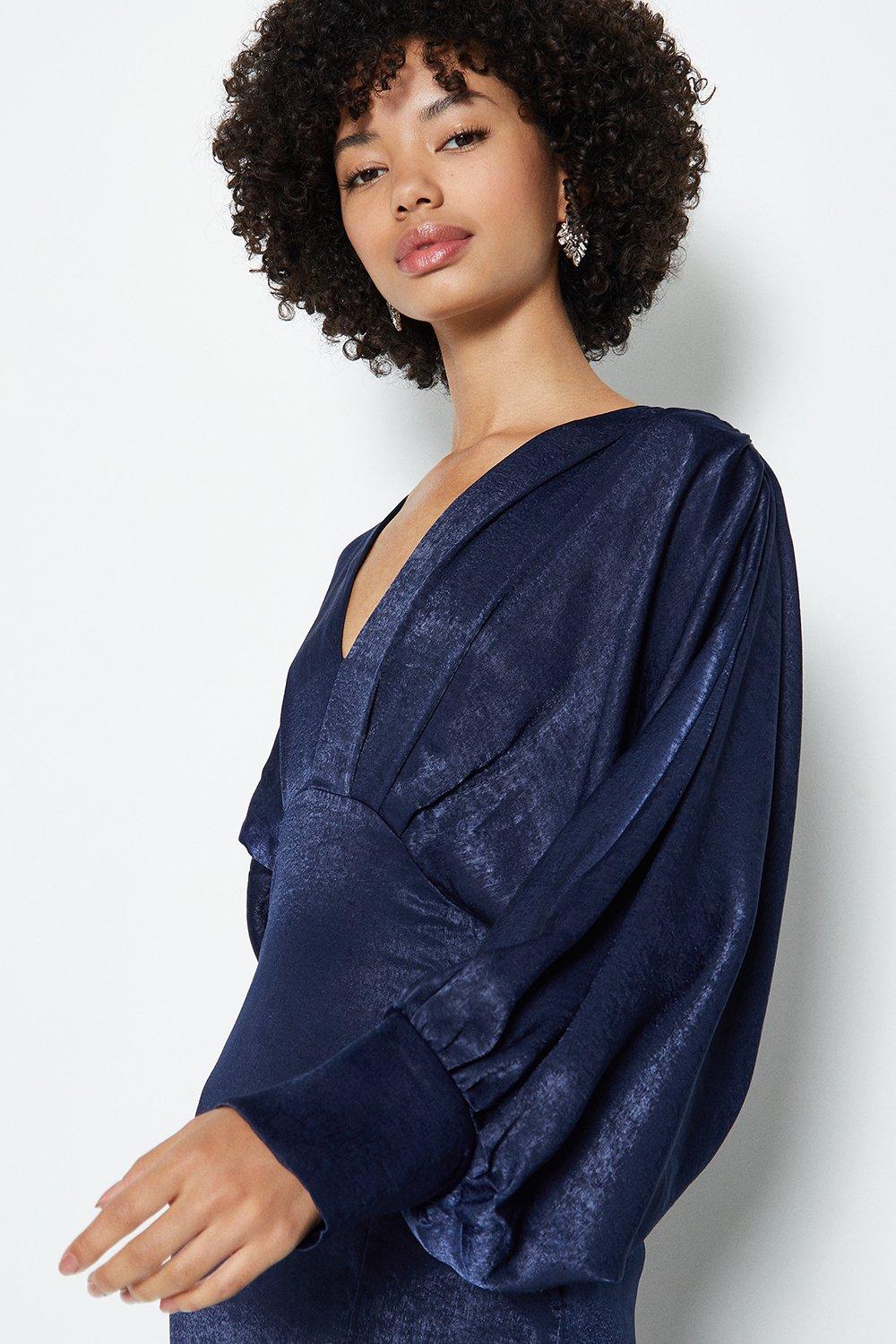 satin kimono top