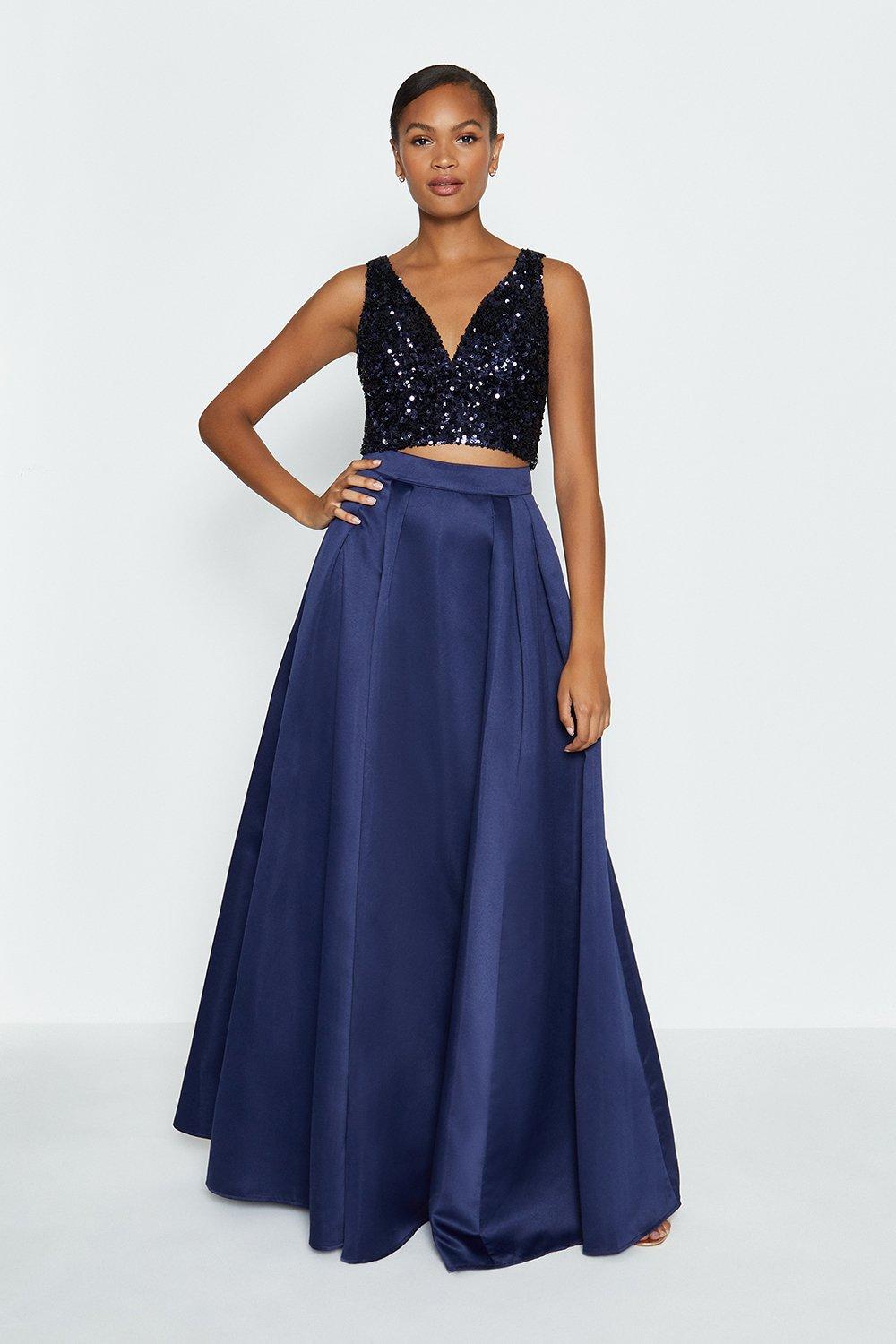 structured maxi skirt
