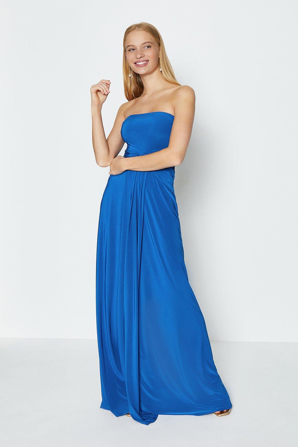 plain jersey maxi dress