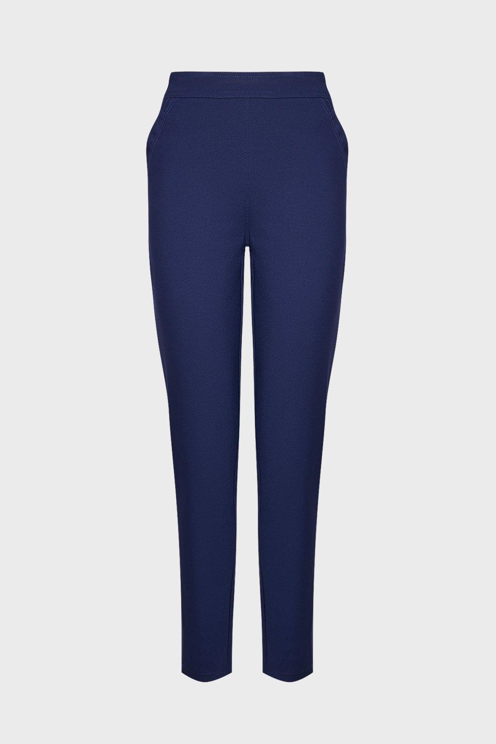 womens navy skinny trousers