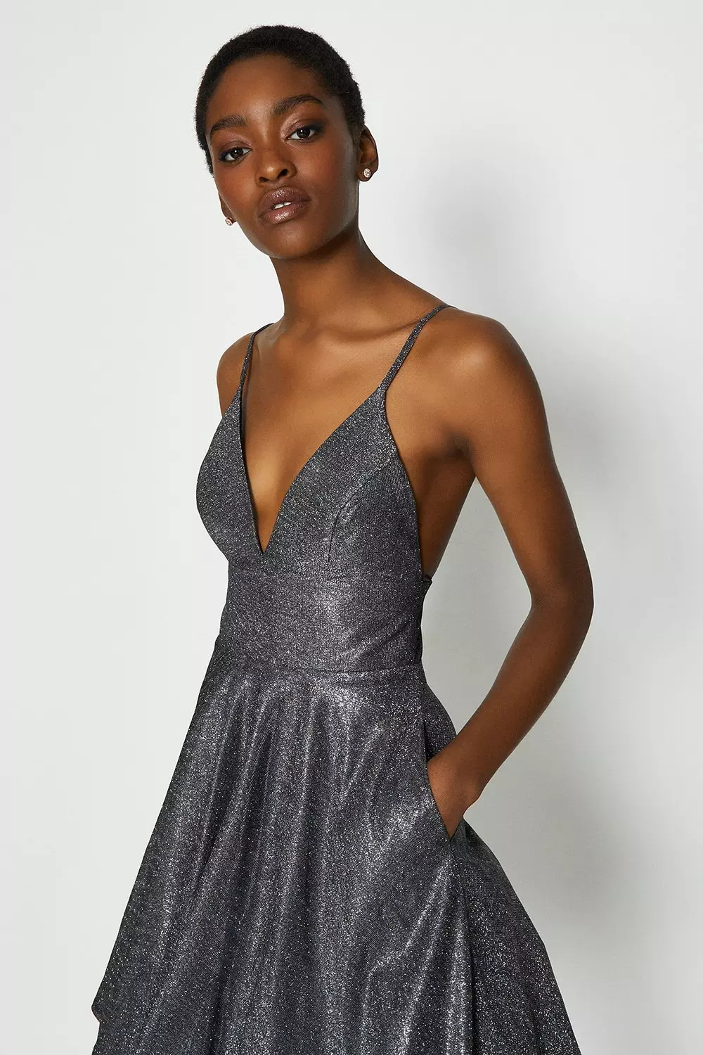 coast short glitter dress