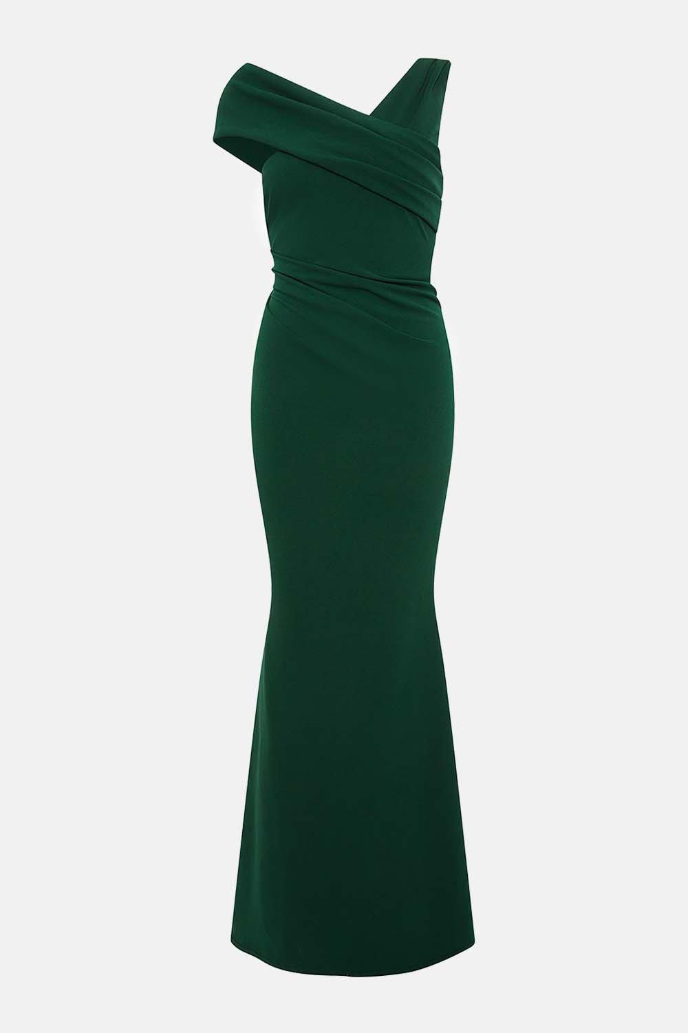 emerald maxi skirt