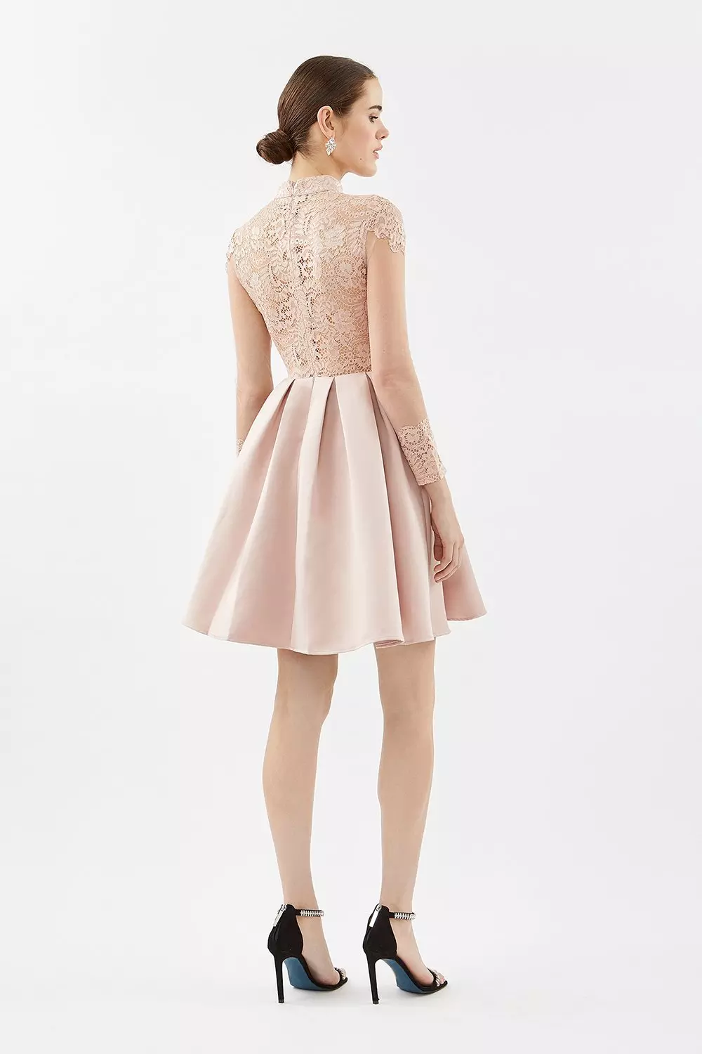 Lace Bodice Fit And Flare Dress | Coast