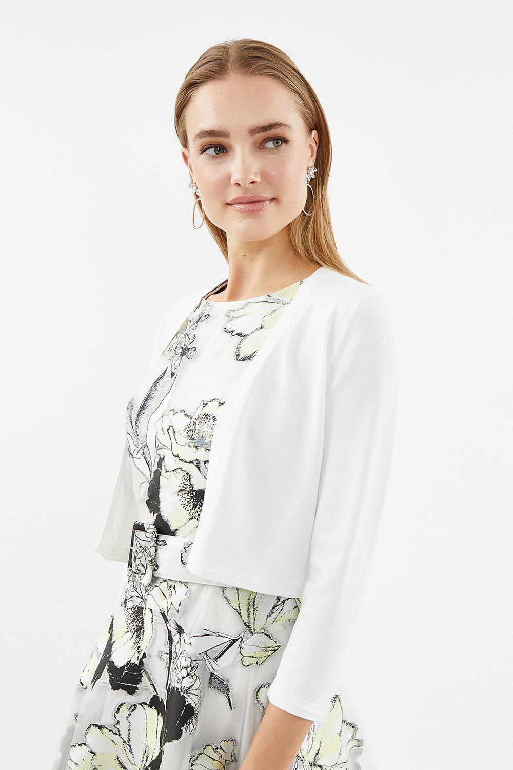 ivory bolero cardigan