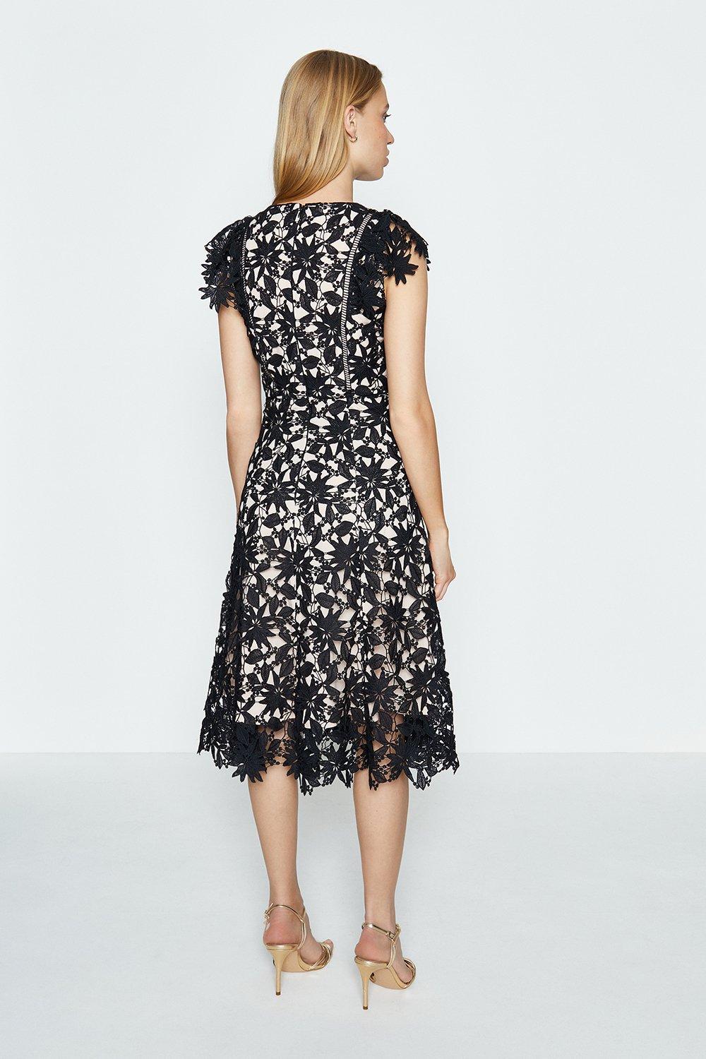 long angel sleeve dress