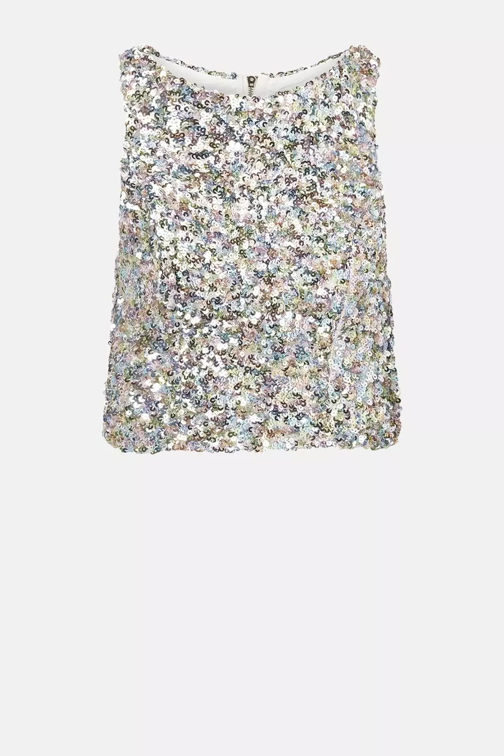 silver sequin tops uk