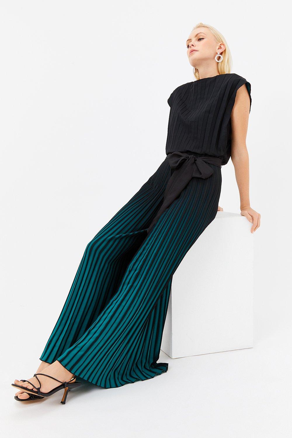 jumpsuit teal