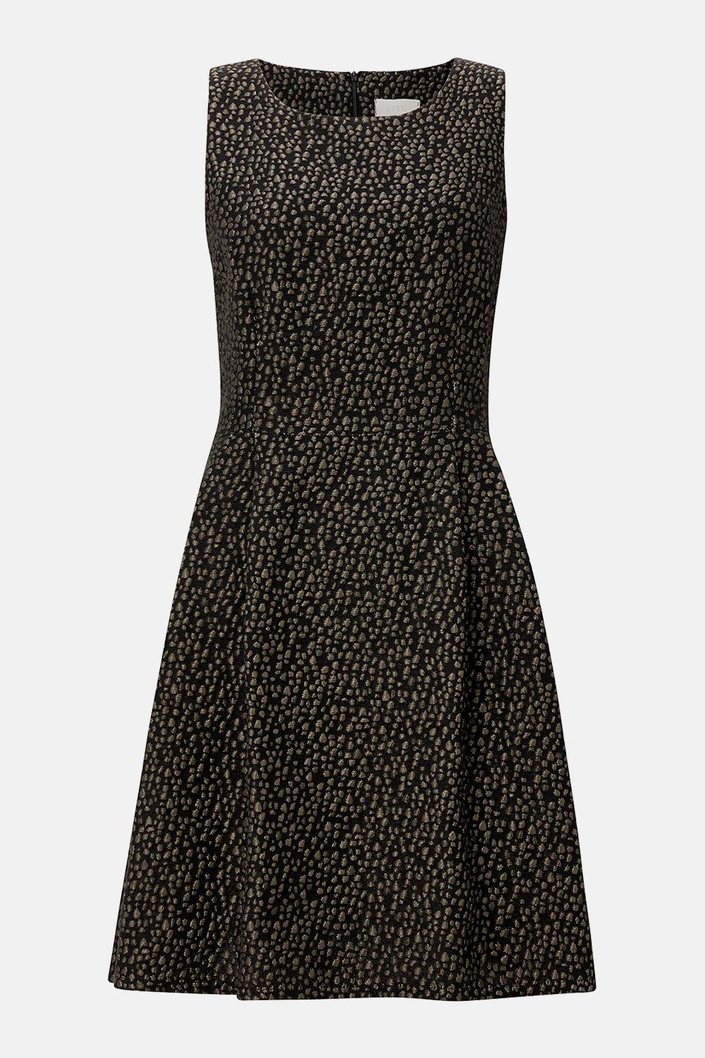 coast black gold dress