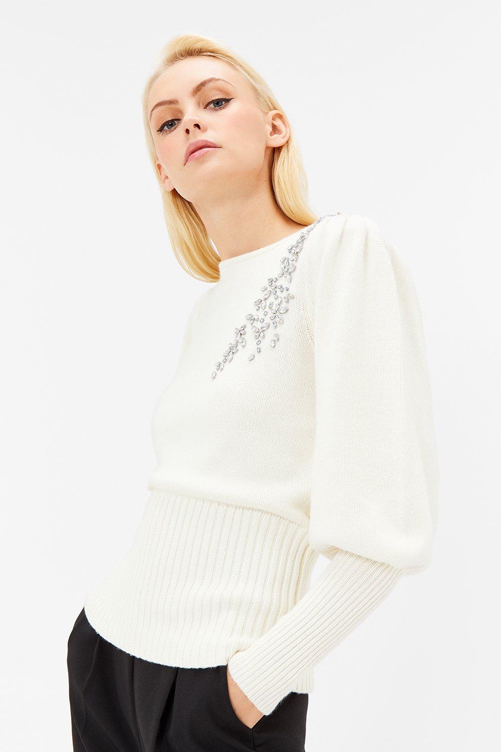 embellished knitwear