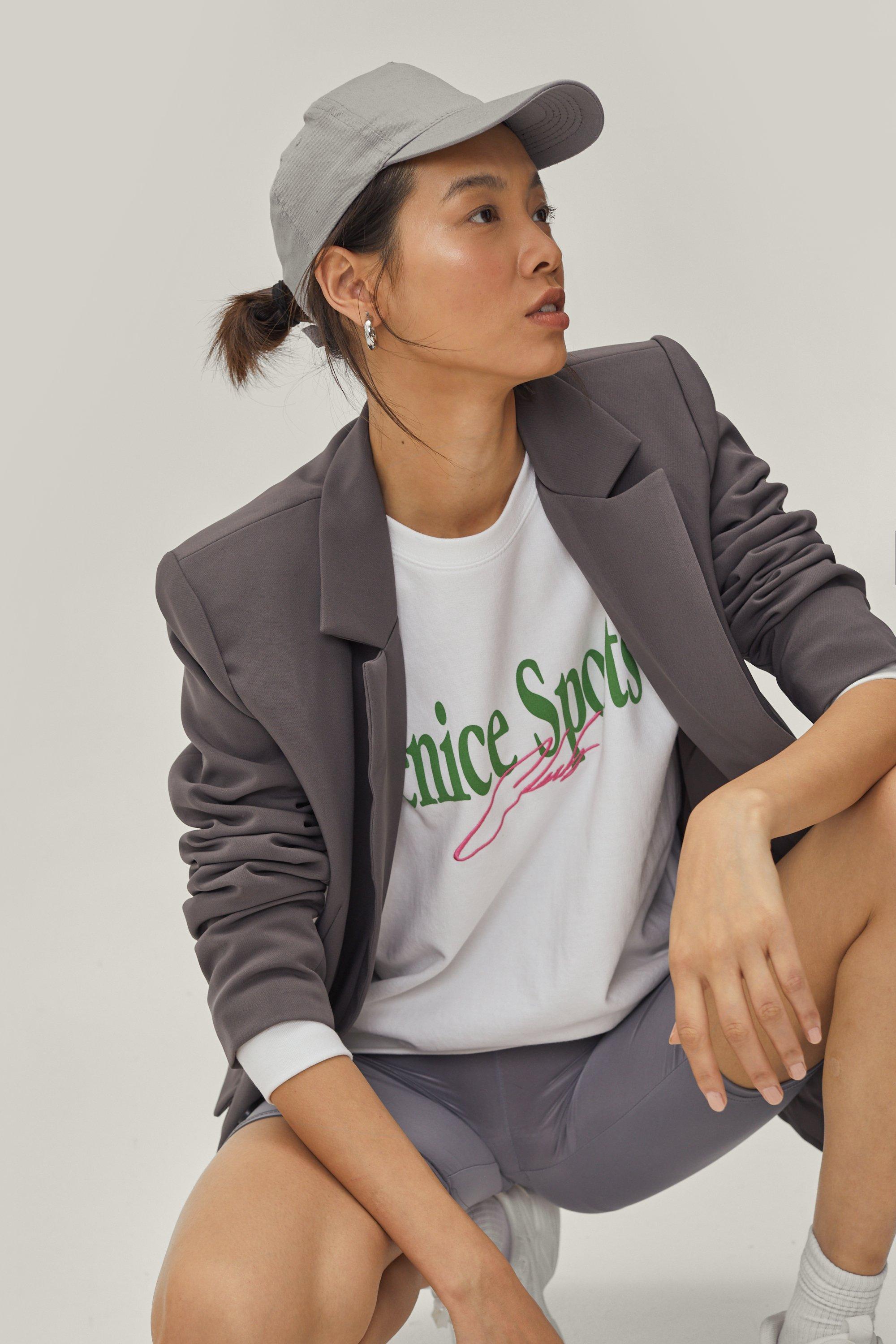 Out Of Hours Oversized Double Breasted Blazer - Gris - 4, Gris
