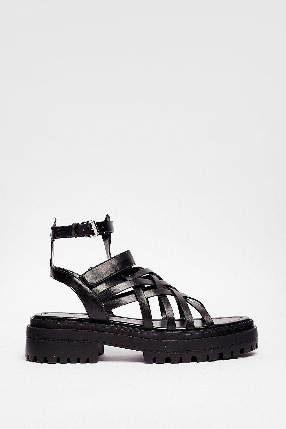 nasty gal platform sandals