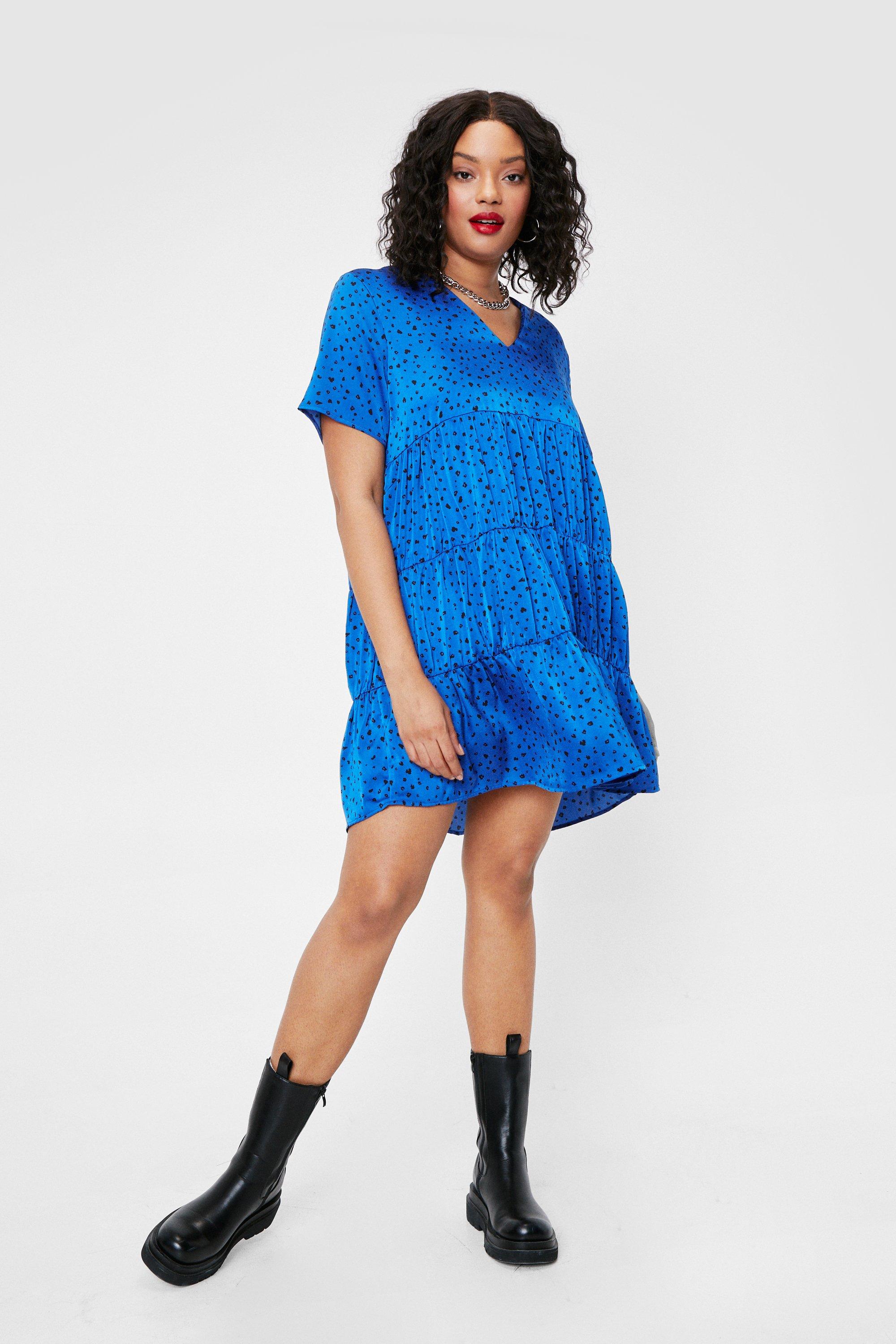 plus size spotty dress