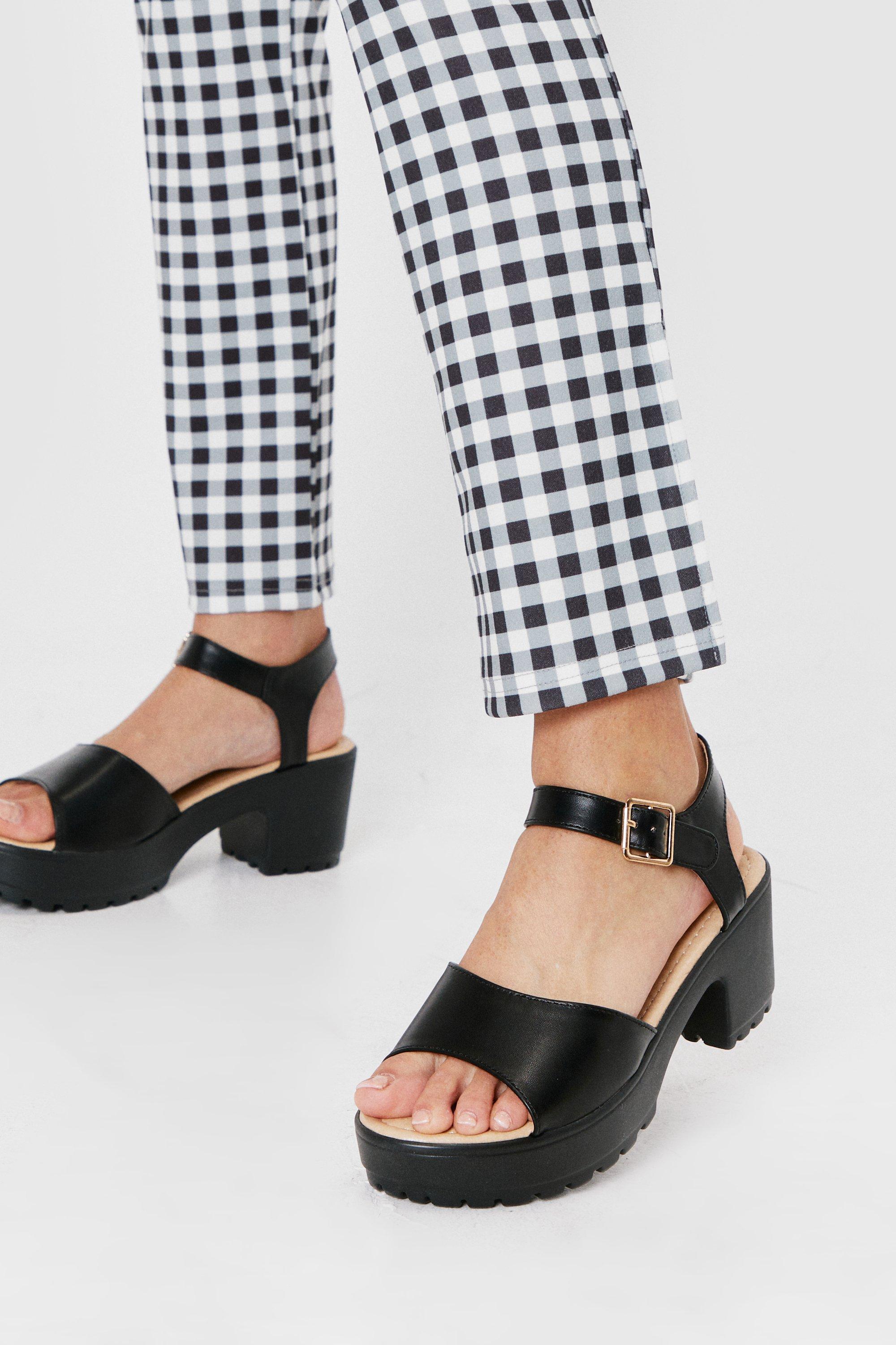 sandals chunky platform