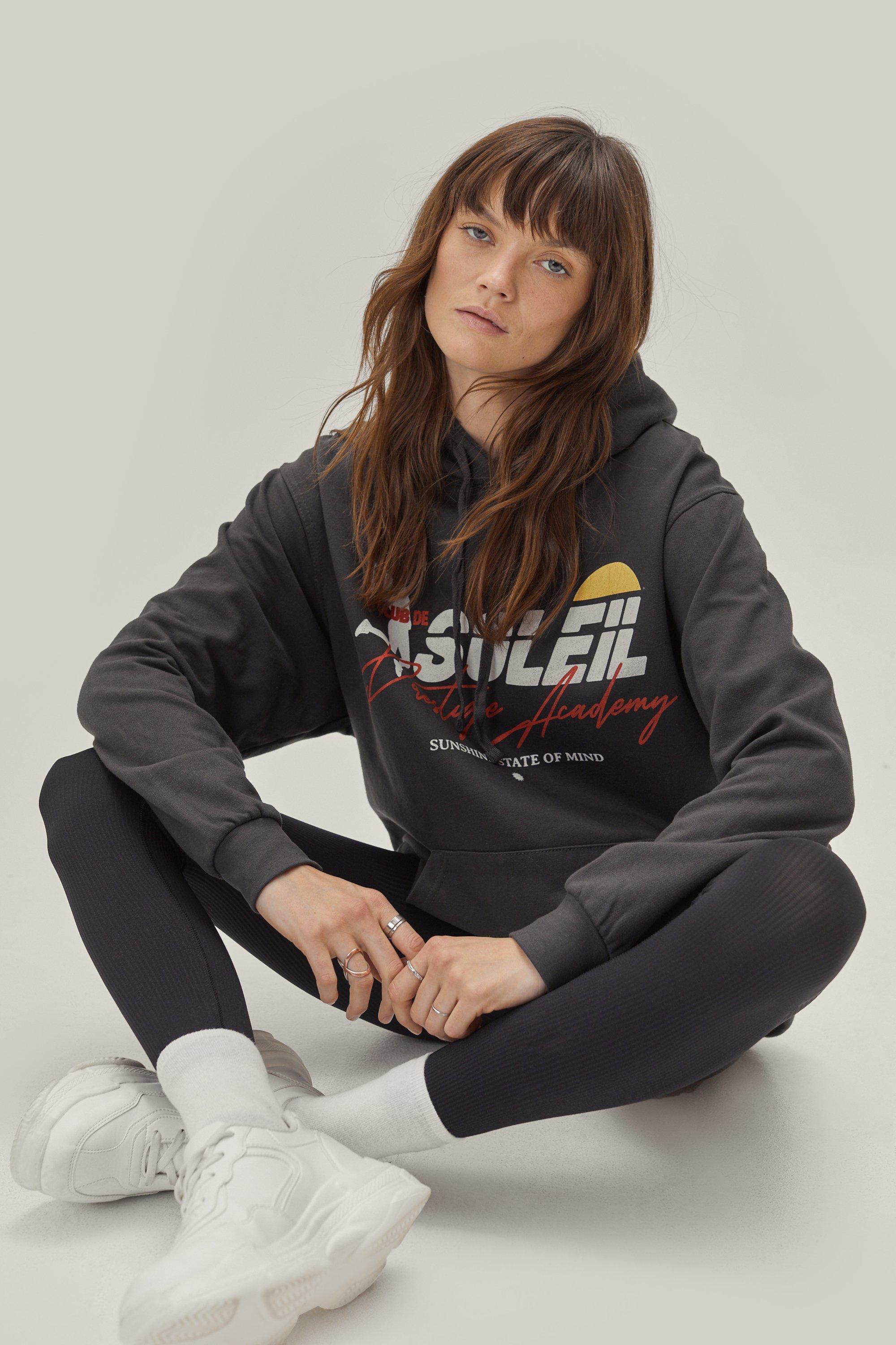 Sweat À Capuche Imprimé Soleil Prestige Academy - Gris - S, Gris